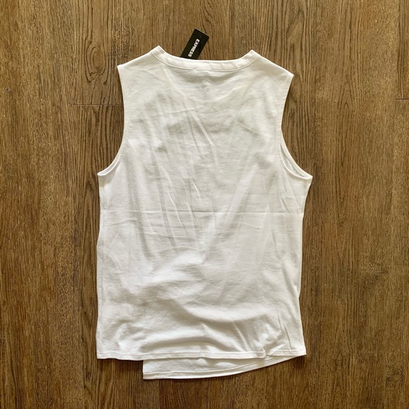 Express Twist Front Muscle Tank - Picture 3 of 5